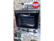 Horno electrico turbo convector multiuso Italux con 4 bandejas