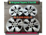 Oferta Original Toyota 17 6x139 impecables