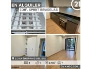 ALQUILER departamento 1 DORMITORIO A ESTRENAR..!! Edificio SPIRIT BRUSELAS.