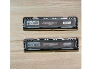 Memoria RAM DDR4 16gb 2x8gb