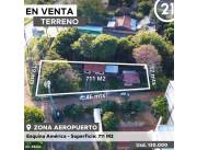 VENDO TERRENO en Luque. ZONA AEROPUERTO.