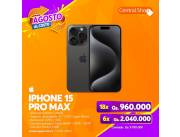 iPhone 15 pro Max - Agosto al costo