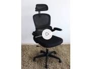 SILLA GAMER SATE NEGRO TELA MESH (AGC8608)