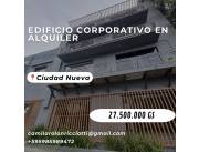 Alquilo edificio corporativo en ciudad nueva Asunción