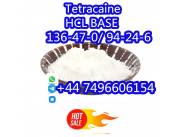 Factory supply Tetracaine hydrochloride cas 136-47-0/ CAS 94-24-6 Tetracaine