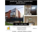 AQUILO DUPLEX EN MARIANO ZONA SHOPPING