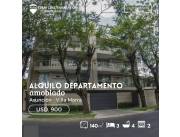 Alquilo Departamento amoblado en Villa Morra