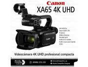 Filmadora Canon XA65 4K UHD. Adquirila en cuotas!