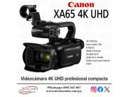 Filmadora Canon XA65 4K UHD. Adquirila en cuotas!