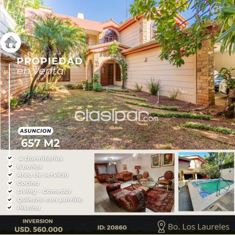 Residencias / Mansiones - *Residencia en venta en el barrio Los Laureles!* - 560.000 USD