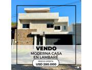 Vendo Moderna Residencia en Lambaré