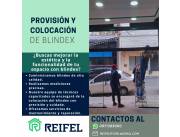 PROVISION Y COLOCACIÓN DE BLINDEX