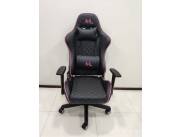 SILLA GAMER MTECK NEGRO/ROSA MK01