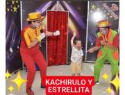 KACHIRULO Y ESTRELLITA..ANIMACIÓN DE FIESTAS INFANTILES. KACHIRULO Y ESTRELLITA