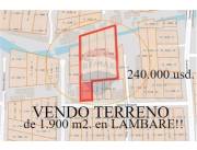 Terreno - Venta - Paraguay Central Lambaré