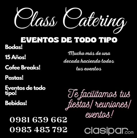 Fiestas / Eventos - CLASS CATERING EMPRESA DE EVENTOS