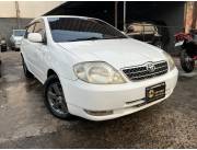 Toyota Corolla Año 2002 Color Blanco