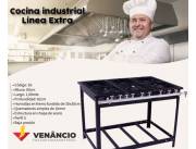 Cocina Industrial 6 Hornallas Venancio E6