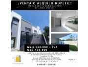 ALQUILO DUPLEX EN LUQUE