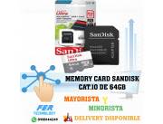 MEMORY CARD SANDISK CAT.10 DE 64GB