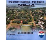 🌟 Oportunidad Única: Espectacular Esquina de 2,436 m² en Barrio Don Bosco