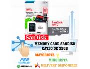 MEMORY CARD SANDISK CAT.10 DE 32GB