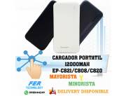 CARGADOR PORTATIL 12000MAH EP-C821/C808/C820