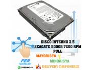 DISCO INTERNO 3.5 SEAGATE 500GB 7200 RPM PULL