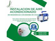 El secreto para un aire acondicionado perfecto: ¡Instalación con bomba de vacío!