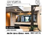 DUPLEX DE LUJO A ESTRENAR EN LAMBARE - 130.000 Usd