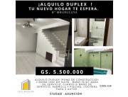 ALQUILO DUPLEX EN MBURUCUYA