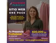 La Potencia de la Simplicidad: Tu Nuevo Sitio Web One Page Está Aquí"