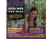 Diseño Elegante y Funcional Navega sin Complicaciones con tu Pagina Web One Page