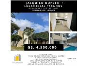 VENTA O ALQUILER DUPLEX EN ALQUILER