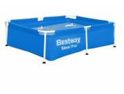 'Piscina rectangular c/est. metalica 500lt. s/ Depurador. Bestway Kids