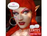 Lentes de Contacto Fantasia para Halloween color Blanco