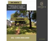 *EN VENTA TERRENO DE 1461M2 EN VILLA ADELA- 4TO BARRIO* - Gs 1.330.000.000