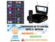 CONVERSOR DE TV DIGITAL SATE C/ ANTENA