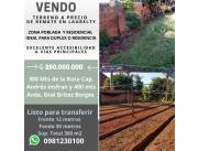 Remato Terreno en Laurelty - a metros de la ruta Luque - San Lorenzo