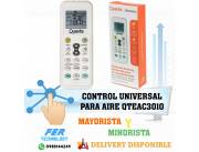 CONTROL UNIVERSAL PARA AIRE QTEAC3010