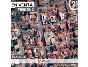 En venta terreno en Lambaré barrio Valle Apu'a