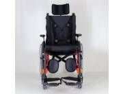 Ortomobil Silla de Ruedas Manual Plegable y Reclinable de Aluminio MA3R