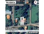 Vendo terreno en Ypacaraí de 365 m2