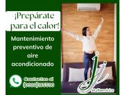 ¡Prepárate para el calor! ️ Mantenimiento preventivo de aire acondicionado