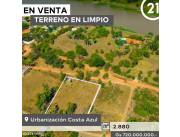 Vendo Terreno en Limpio