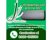 ¿Tu aire acondicionado muestra el error EC?