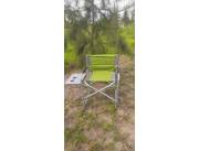 SILLA CAMPING PLEGABLE CON MESITA