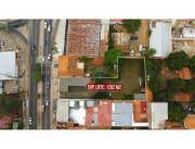 VENDO TERRENO DE 1.202 M2 S/AVDA.FDO. DE LA MORA C/RCA.ARGENTINA Z.ALTAMENTE COMERCIAL