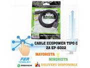 CABLE ECOPOWER TIPO C 2A EP-6022