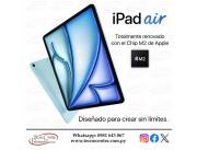 iPad Air 13 2024 M2 Wi-Fi. Adquirila en cuotas!